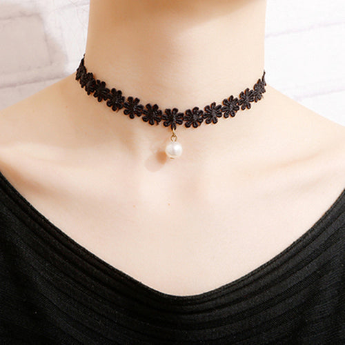 Lace Collar Female Clavicle Chain Necklace