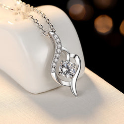 Silver 925 Sterling Silver Necklace Female Korean Style Necklace