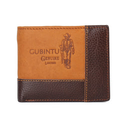 Genuine Leather Men Patchwork Wallets Male Purse Cowhide