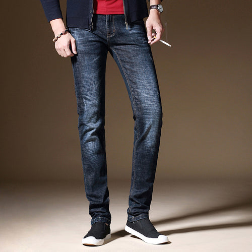 Spring and autumn new men's jeans