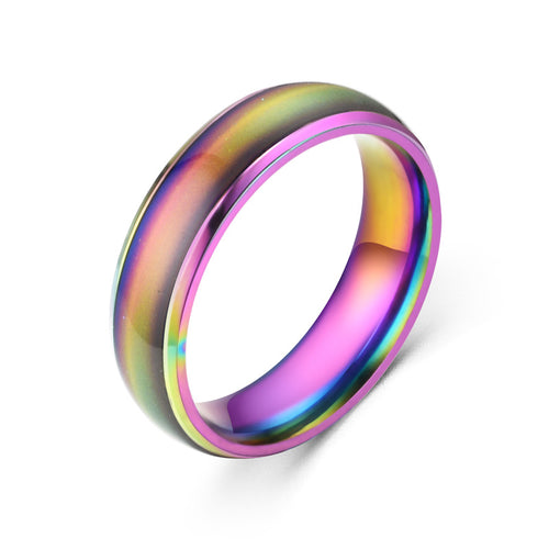 Kleur veranderende ringen roestvrij stalen ring stemming emotie gevoel temperatuur ringen voor vrouwen mannen koppels ringen