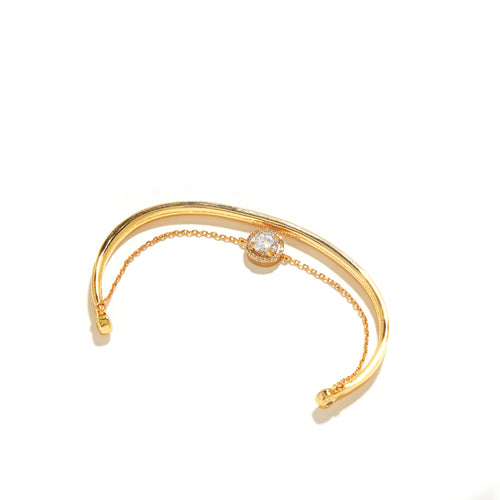 Zircon gold bracelet female