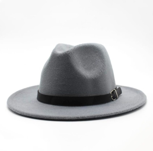 Wool jazz hat, men's and women's couple, hat, flat hat - SIMWILLZ 