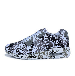 Camouflage air cushion shoes fashion men and women sports shoes