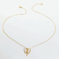 Female Butterfly Temperament Light Luxury Pendant Necklace