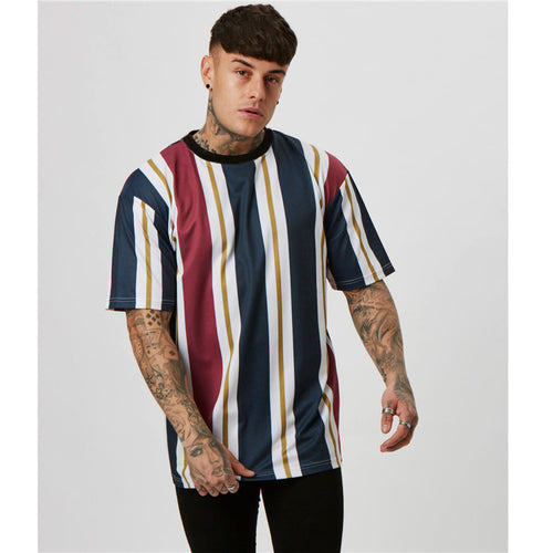 Striped button men's casual shirt - SIMWILLZ 