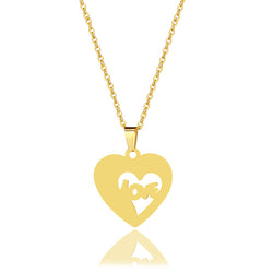 Love necklace female clavicle chain accessories