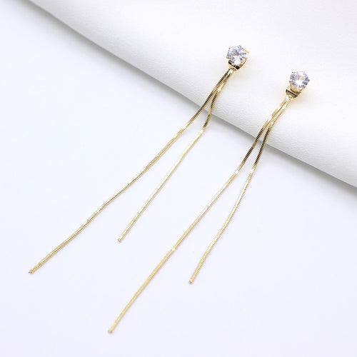 Long earrings female tassel earrings