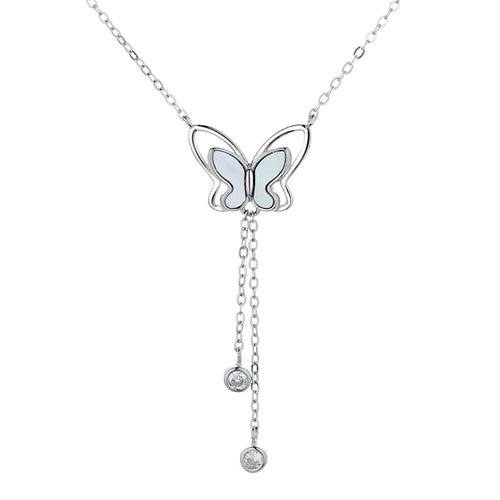 Female Butterfly Clavicle Pendant Necklace Fairy Jewelry Female
