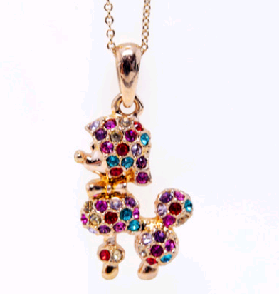 Jewelry necklace female fashion princess dog diamond adjustable necklace