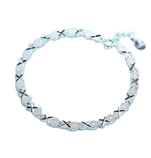 Sterling zilveren armband vrouwelijke bruiloft accessoires dames mode zirkoon geometrische armband