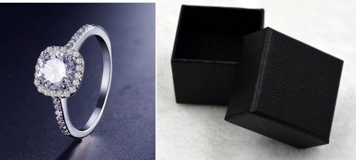 Trouwringen voor vrouwen zilveren kleur sieraden luxe ringen verloving vierkante Bague zirkonia