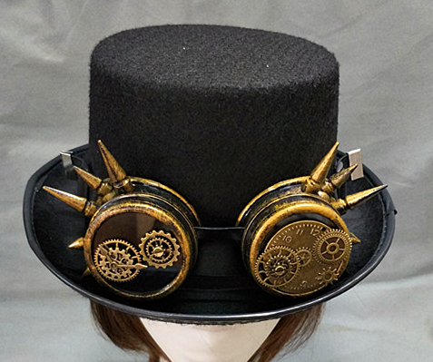 Steampunk-hoge hoed