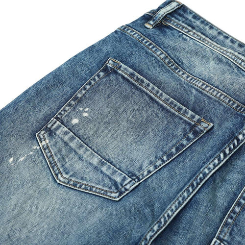 Men's washed jeans