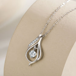 Classic Pendant Necklace Female Simulation Diamond