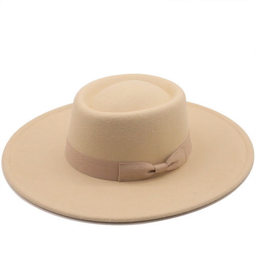 Top Hat Men And Women Concave Black Top Hat Felt Hat - SIMWILLZ 