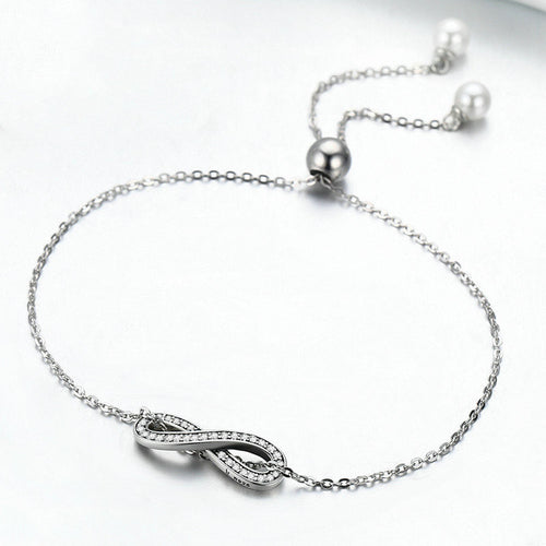Sterling zilveren armband vrouwelijke persoonlijkheid diamanten armband