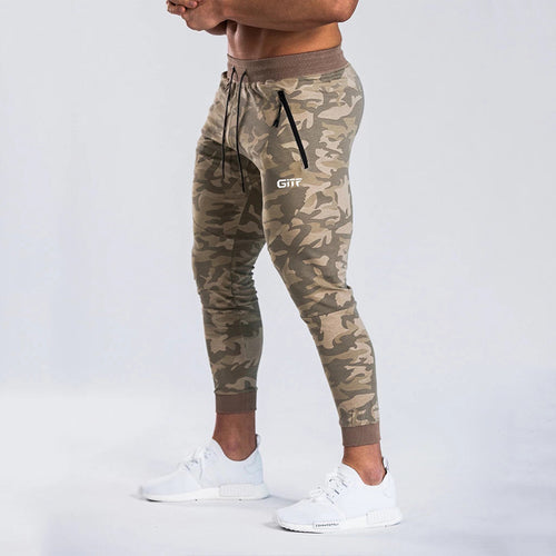 Camouflage Sport Pencil Bodybuilding Joggers Gym Trousers Running Pants Men - SIMWILLZ 