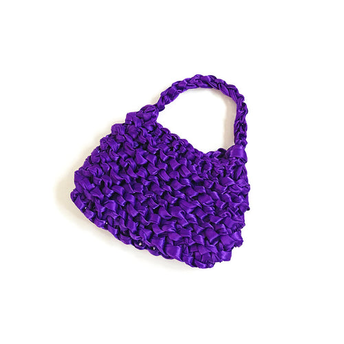 Hand woven bag crochet bag
