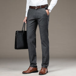 Casual Men's Striped Suit Trousers - SIMWILLZ 