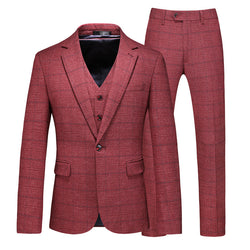 Three-piece Suit For The Groom's Wedding Dress