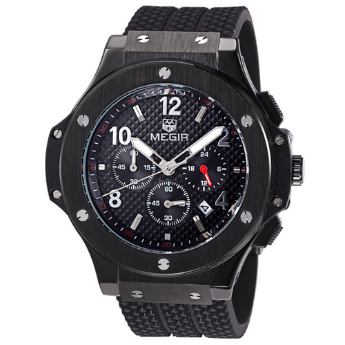 Horloges Heren Luxe quartz polshorloge Heren Sport Militaire chronograafhorloges 