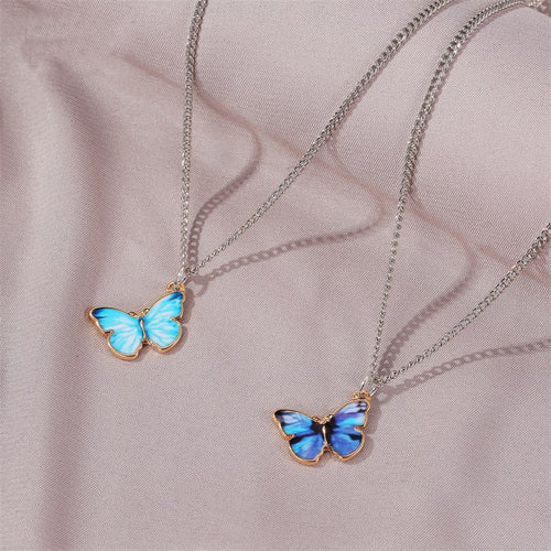 Butterfly Necklace Female Personality Simple Pendant Bracelet