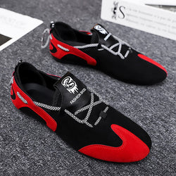 Fashion Men Casual Shoes Autumn Red Sneakers For Men Tennis Shoes Luxary Brand Breathable Soft Moccasins Men Loafer High Quality