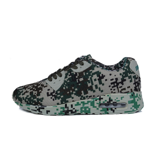 Camouflage luchtkussenschoenen mode sportschoenen voor heren en dames 