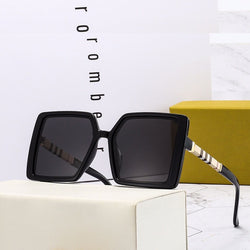 Square Sunglasses Female Ins Big Face Was Thin Personality