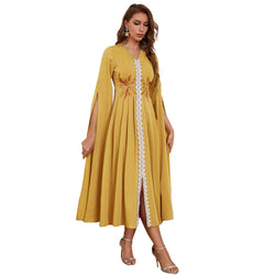 Muslim Autumn Middle East Arab Ladies Dress Robe