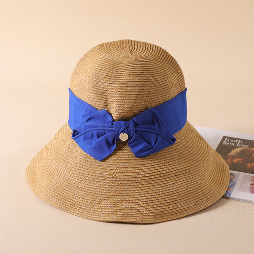 Breedgerande hoed Brede rand Strohoed Zonnehoed Dames Zomer Koreaanse strandhoed 