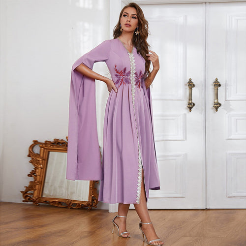 Muslim Autumn Middle East Arab Ladies Dress Robe