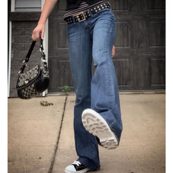 Jeans met hoge taille voor dames