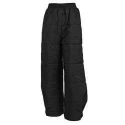 Autumn Cotton Pants Thermal Quilted Drawstring Pocket Elastic Waist Velcro Cotton Trousers