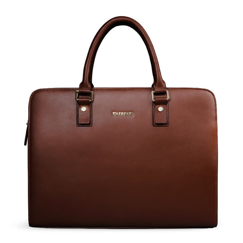 Real Cowhide Men's Bag Briefcase Business Handbag - SIMWILLZ 
