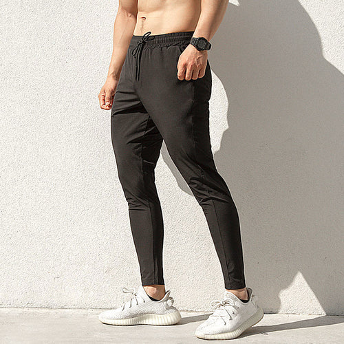 Men Lightweight Elastic Quick Drying Slim Sports Trousers - SIMWILLZ 