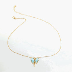 Female Butterfly Temperament Light Luxury Pendant Necklace