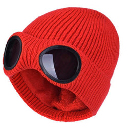 Knitted Glasses Hat Men And Women Ear Protection Wool - SIMWILLZ 