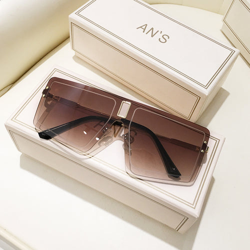 High-end Ins Big Face Thin Sunglasses Female Trend