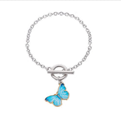 Butterfly Necklace Female Personality Simple Pendant Bracelet